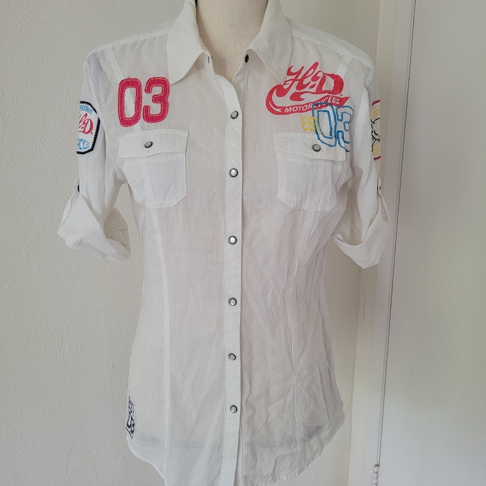 Women's Harley Davidson button up